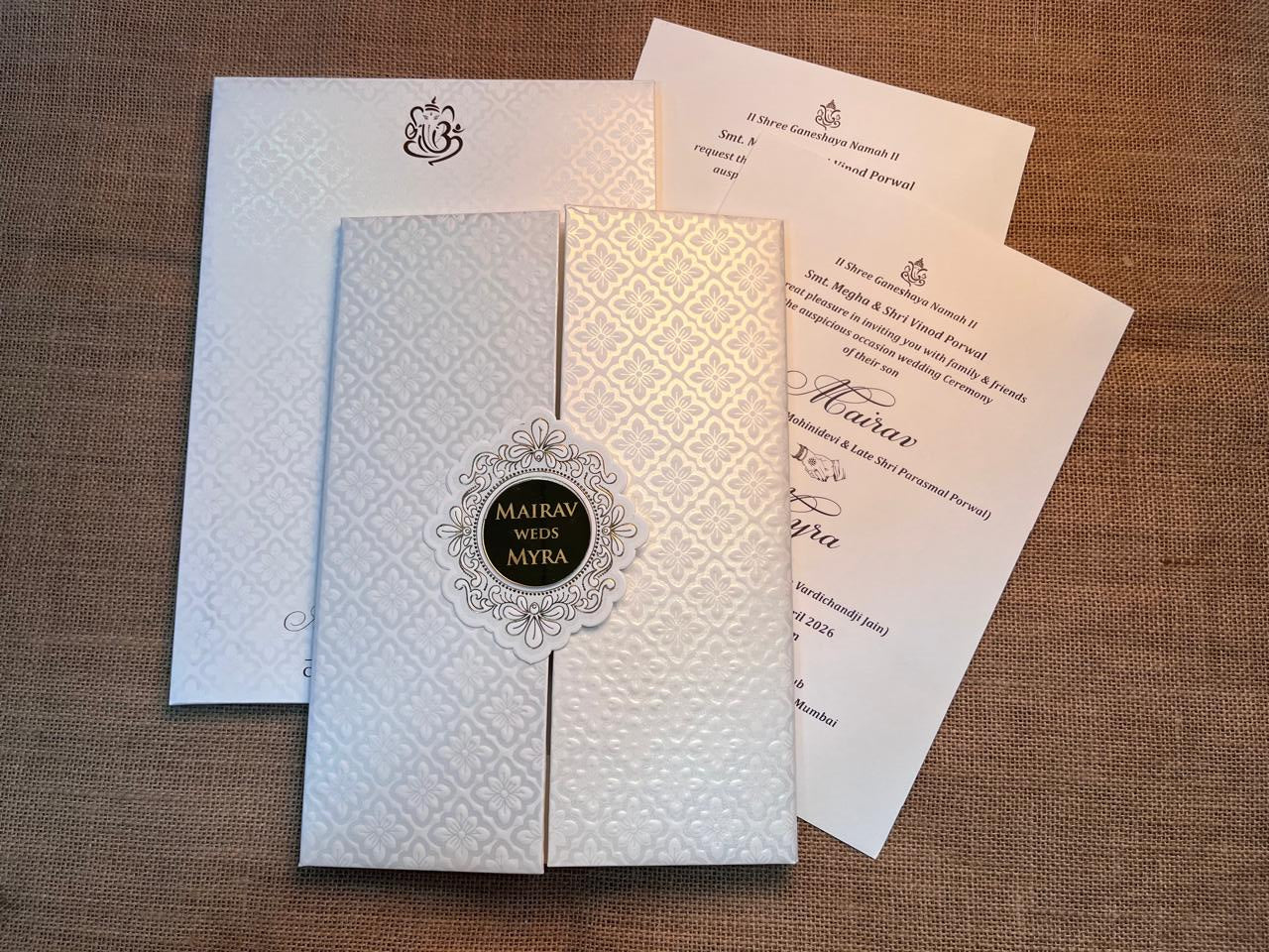 Classy Wedding Card | SS - 672
