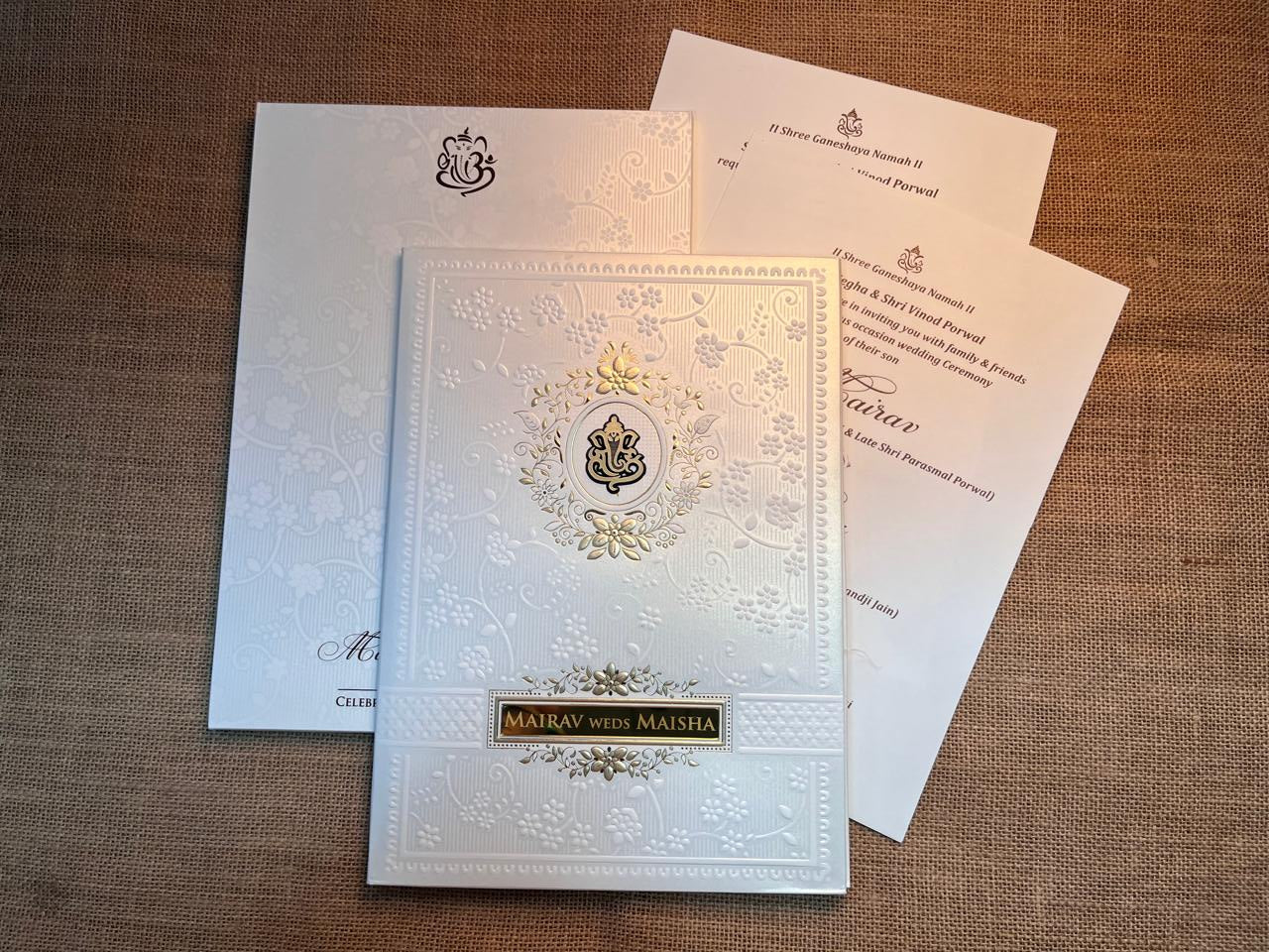 Classy Wedding Card | SS - 674