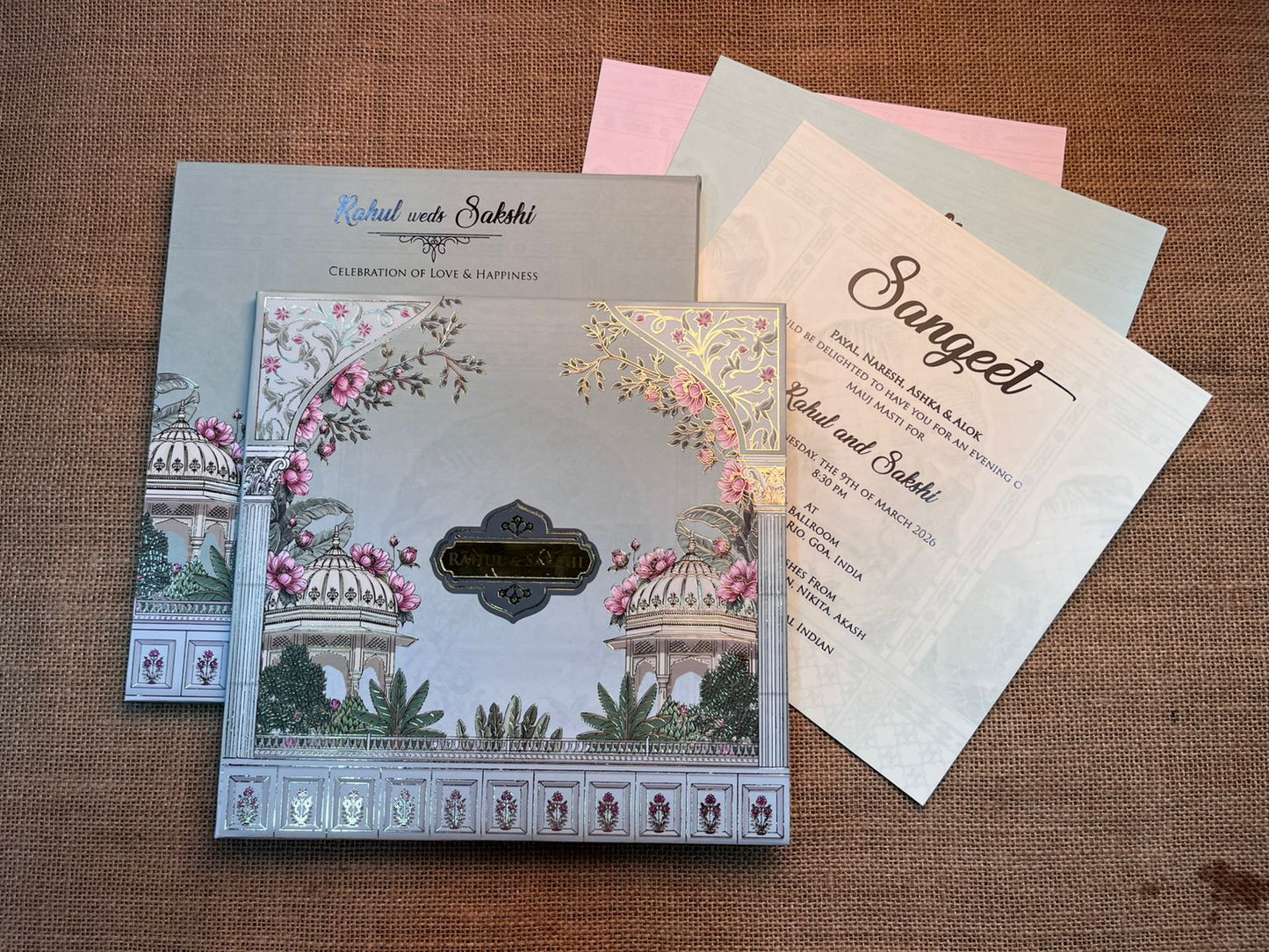 Pichwai Wedding Card | SS - 617