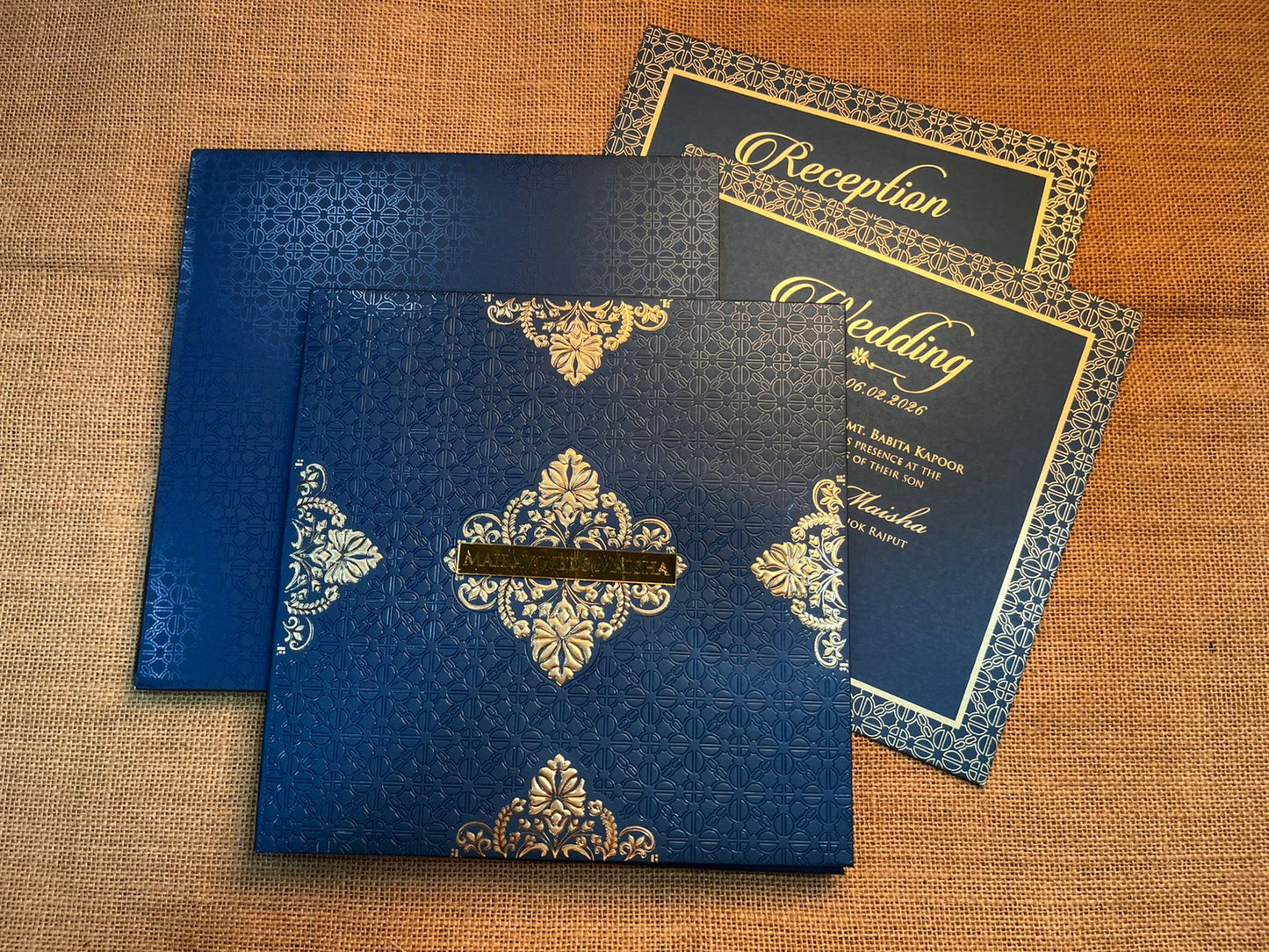 Classy Elegant Wedding Card | SS - 624