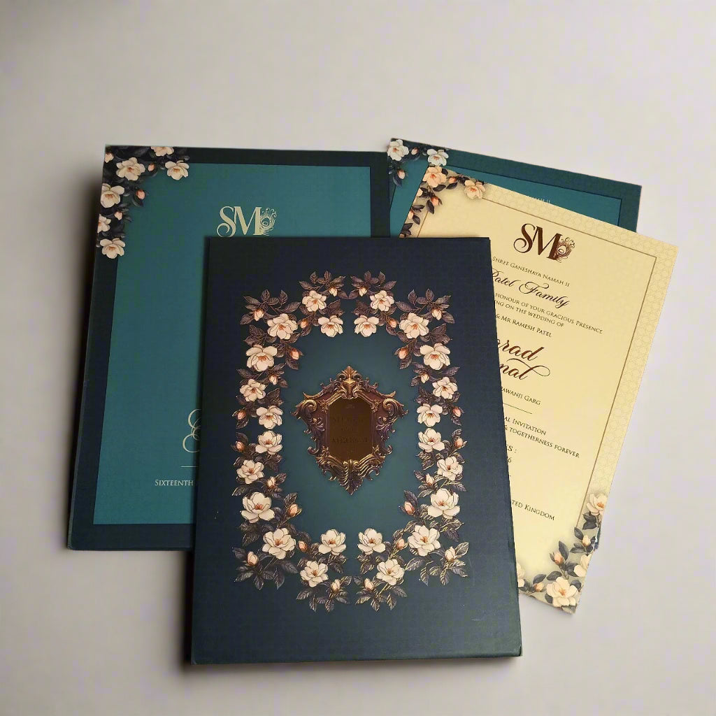 Floral Wedding Card | SS - 536