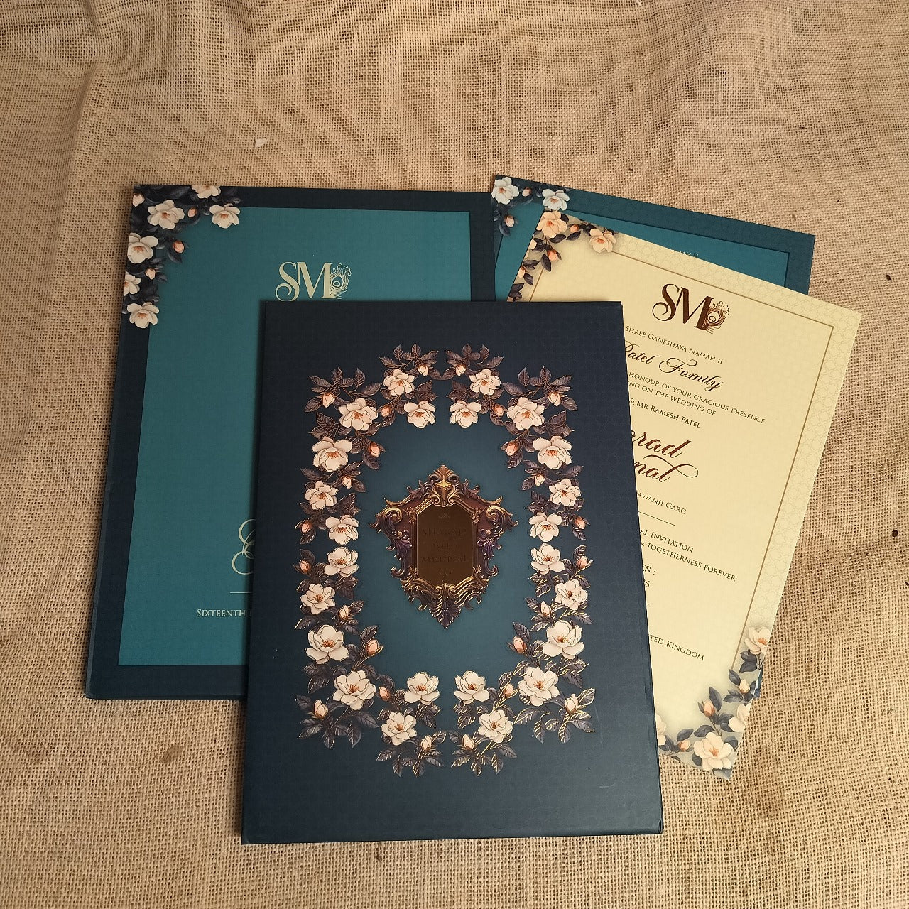 Floral Wedding Card | SS - 536