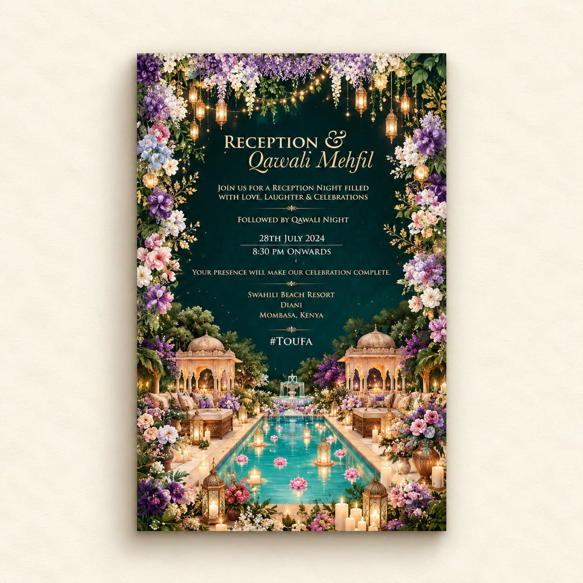 Royal Wedding Invitation | SS - 8082