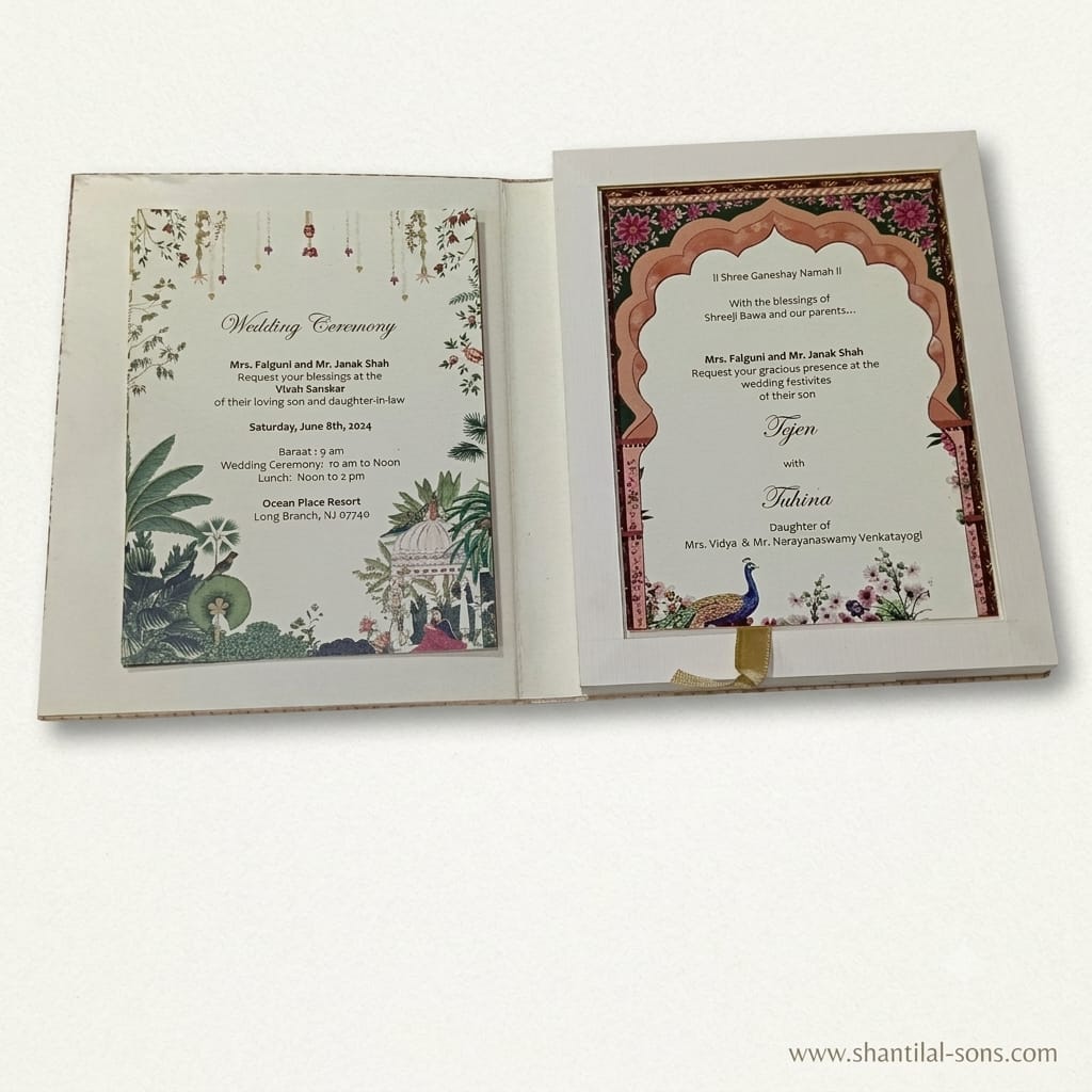 Heritage Wedding Invitation Box | SS-8098
