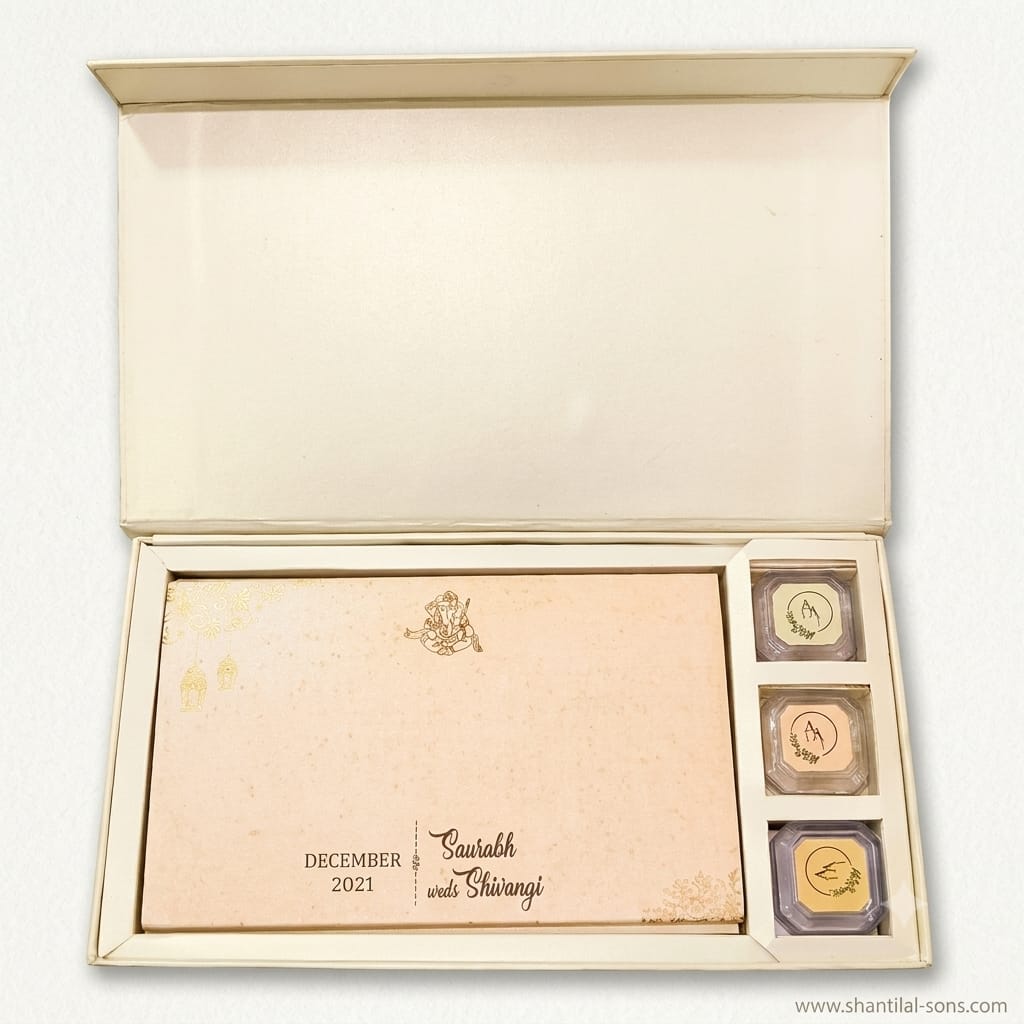 Laser Cut Wedding Invitation Box | SS-3504
