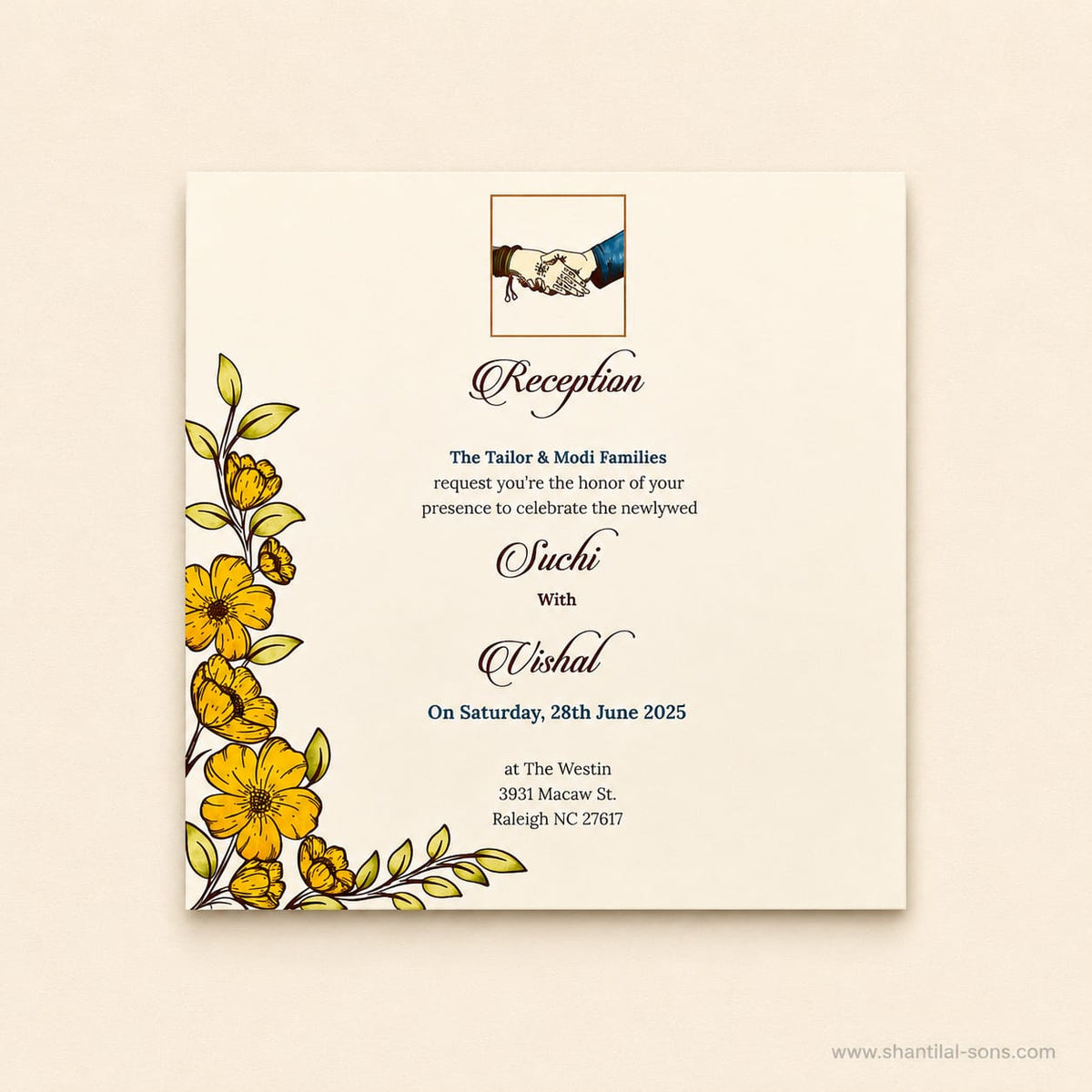 Traditional Wedding Invitation | SS - 2055
