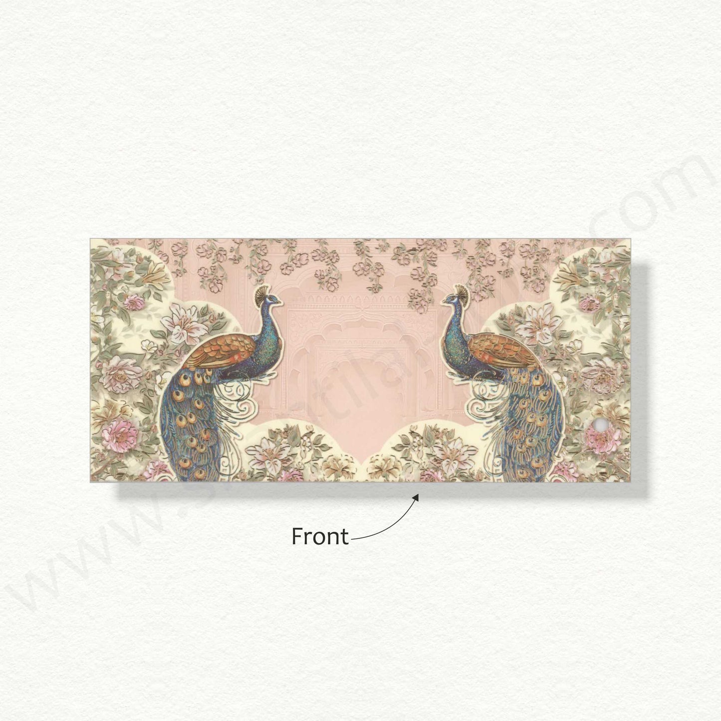 Peacock Floral Cash Envelope | G - 90