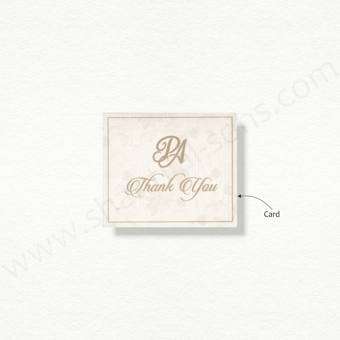Beautiful Thank You Card | A - 7