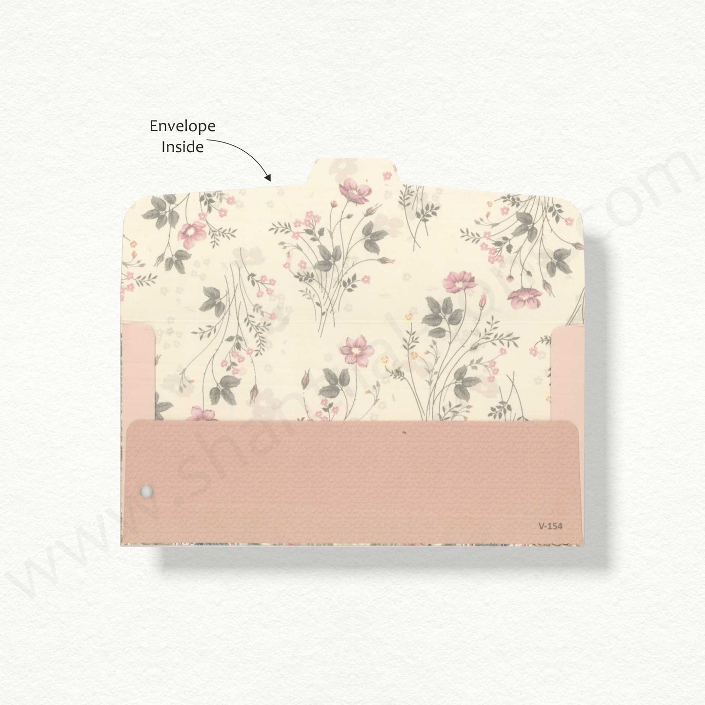 Peacock Floral Cash Envelope | G - 90