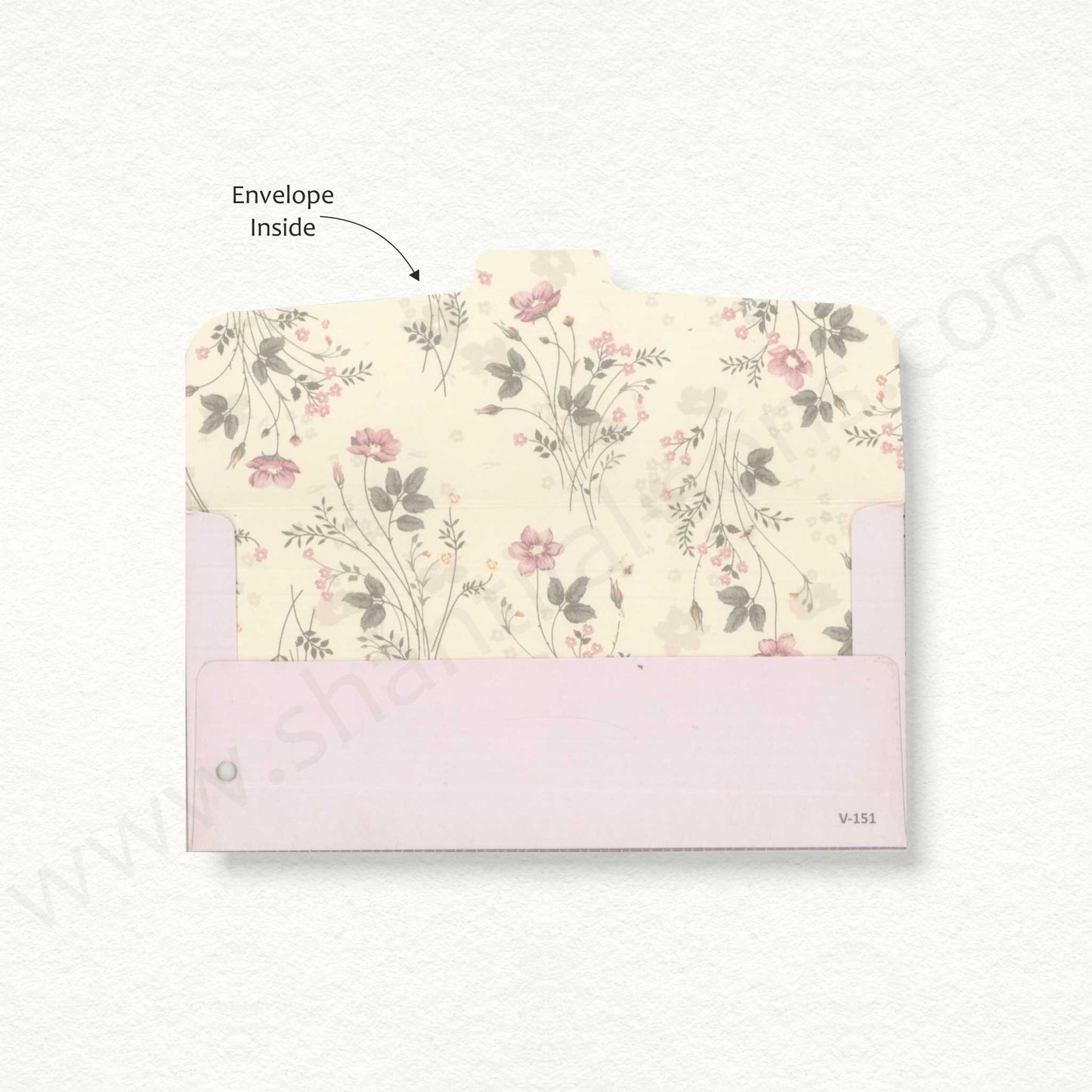 Elegant Floral Cash Envelope | G - 89