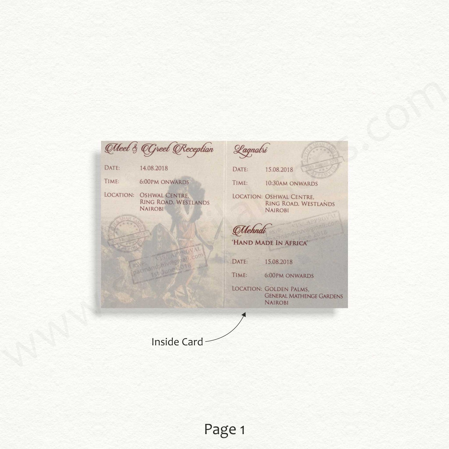 Designer Wedding Passport | SS - 80161