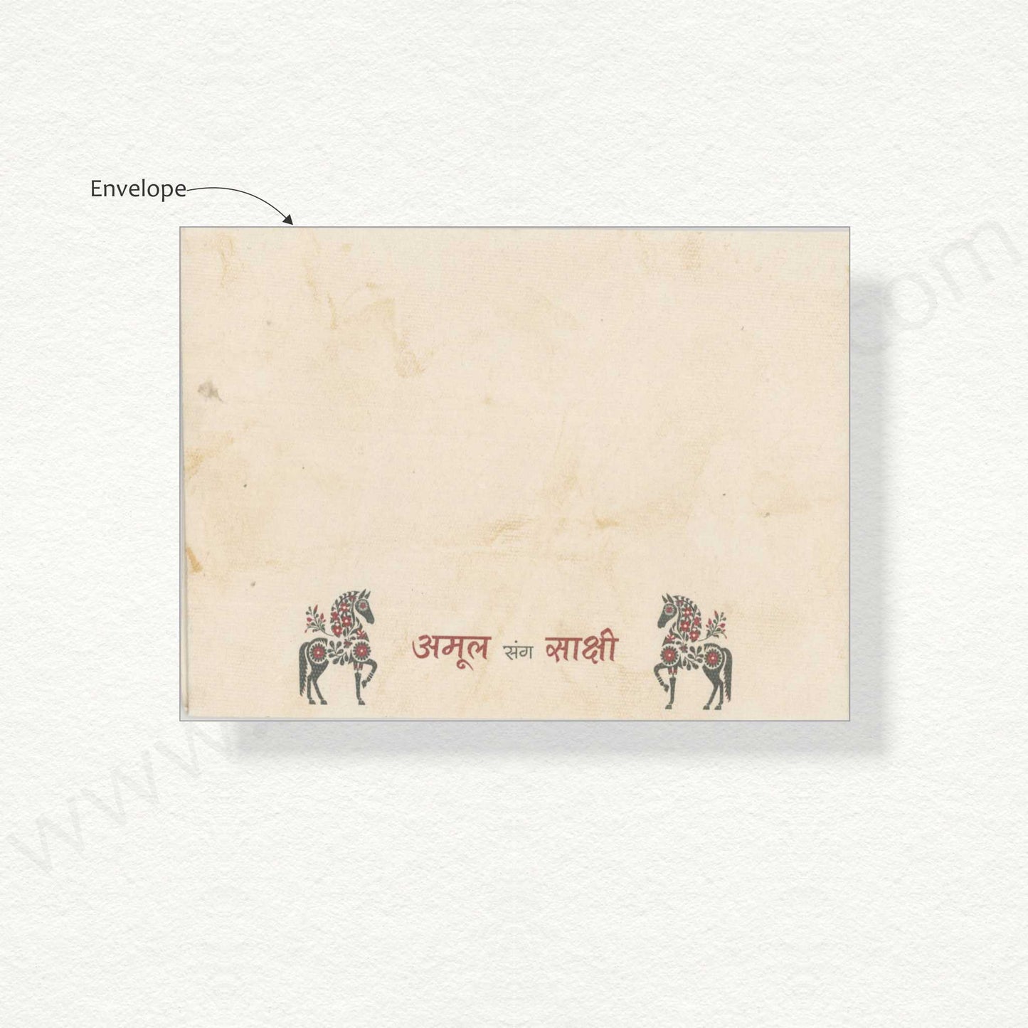Customized Handmade Paper Wedding Card | SS - 8145