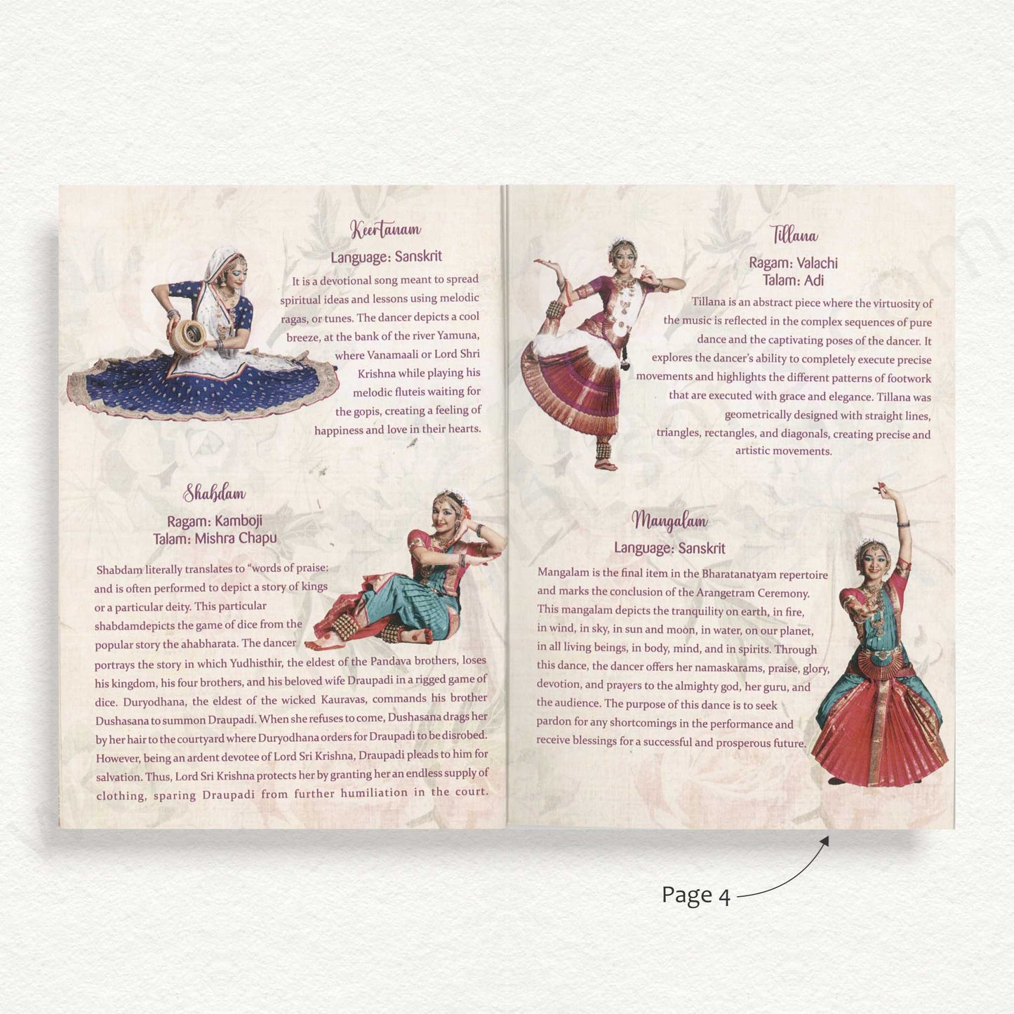 Classy Arangetram Book | S - 9031