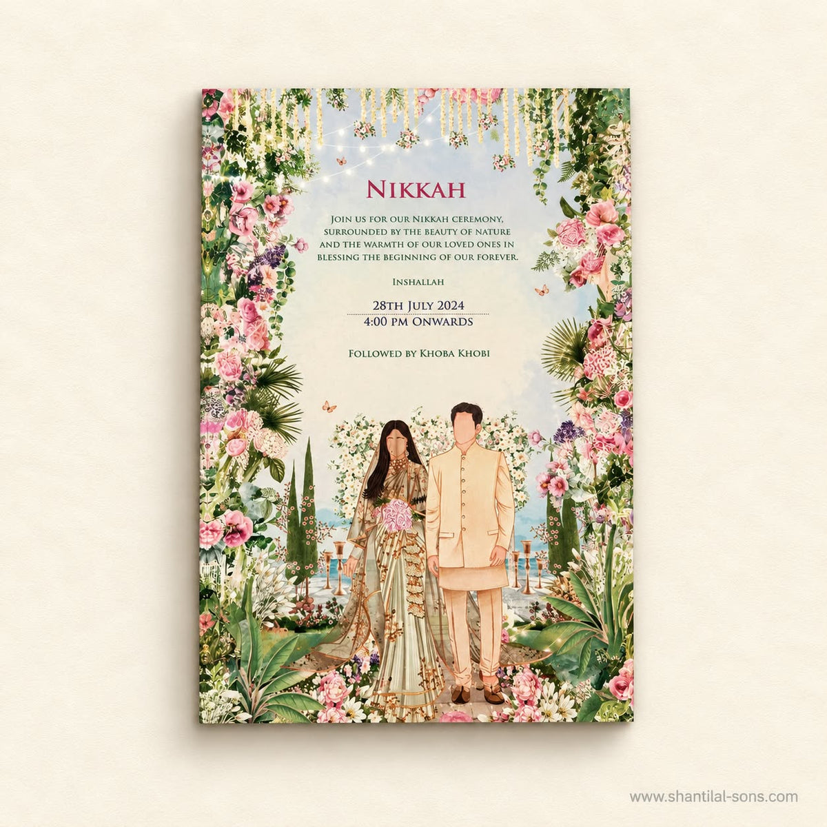 Royal Wedding Invitation | SS - 8082