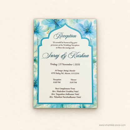 Floral Wedding Invitation | SS - 2009