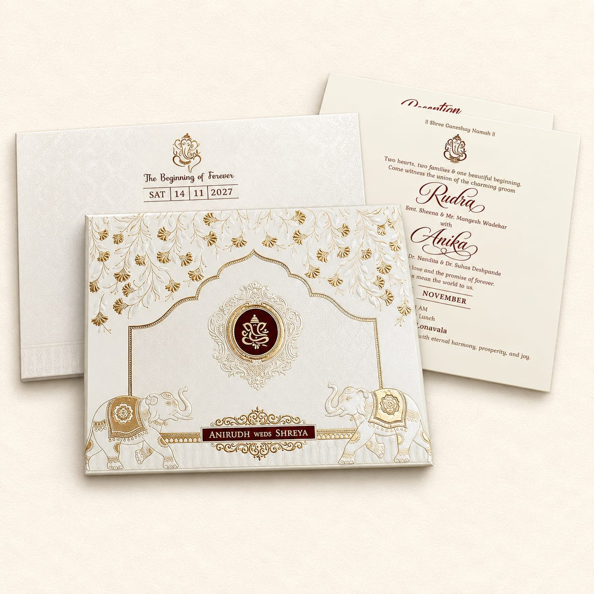 Elegant Wedding Invitation | SS - 134