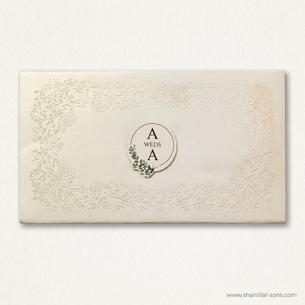 Laser Cut Wedding Invitation Box | SS-3504