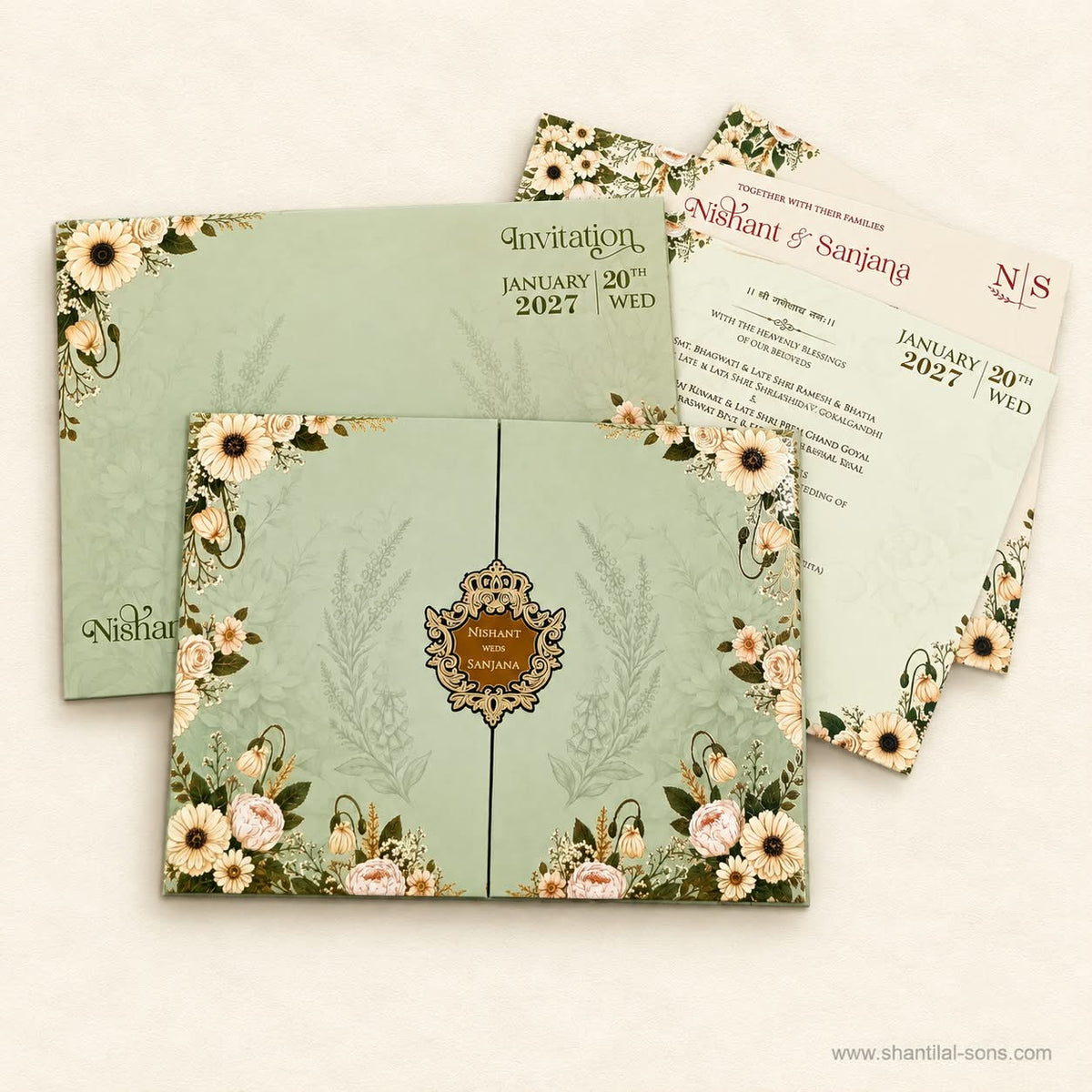 Elegant Wedding Invitation | SS - 162