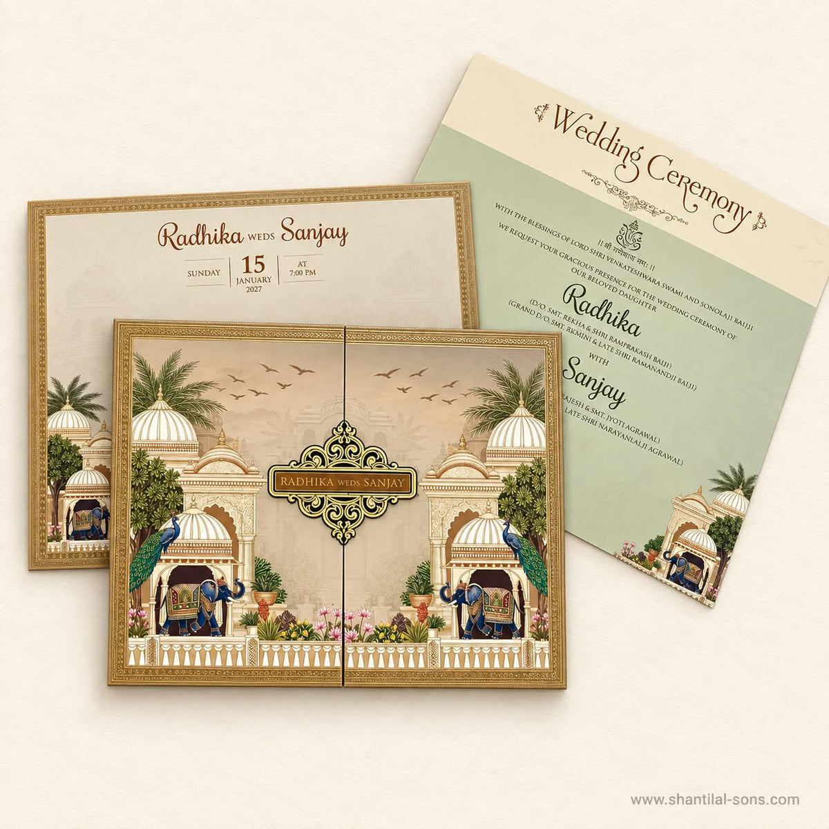 Elegant Wedding Invitation | SS - 166