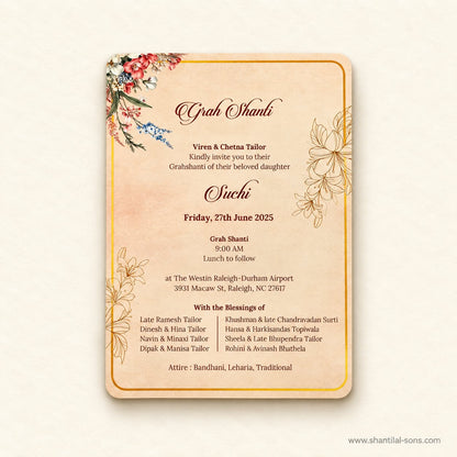 Royal Wedding Invitation | SS - 80180