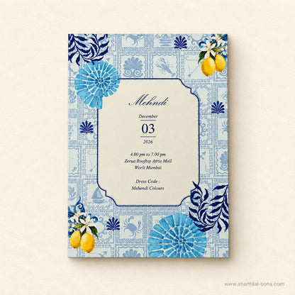 Pichwai Wedding Invitation | SS - 2065