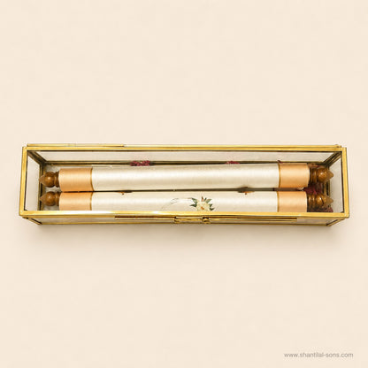 Royal Floral Scroll Wedding Invitation |SSR-44