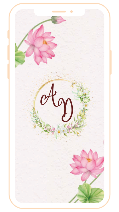 Floral Digital Card | E-101