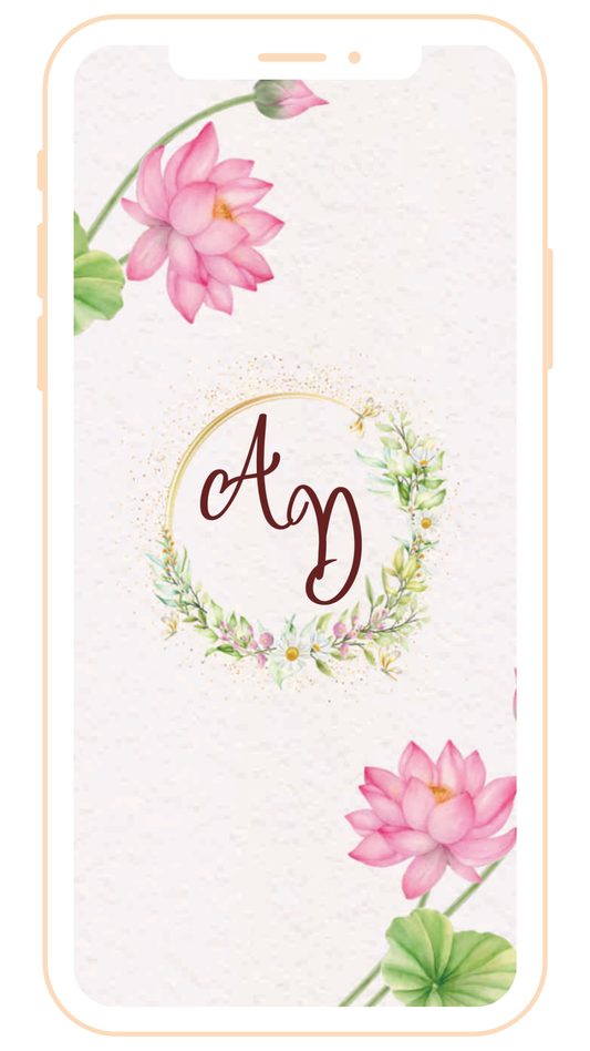 Floral Digital Card | E-101
