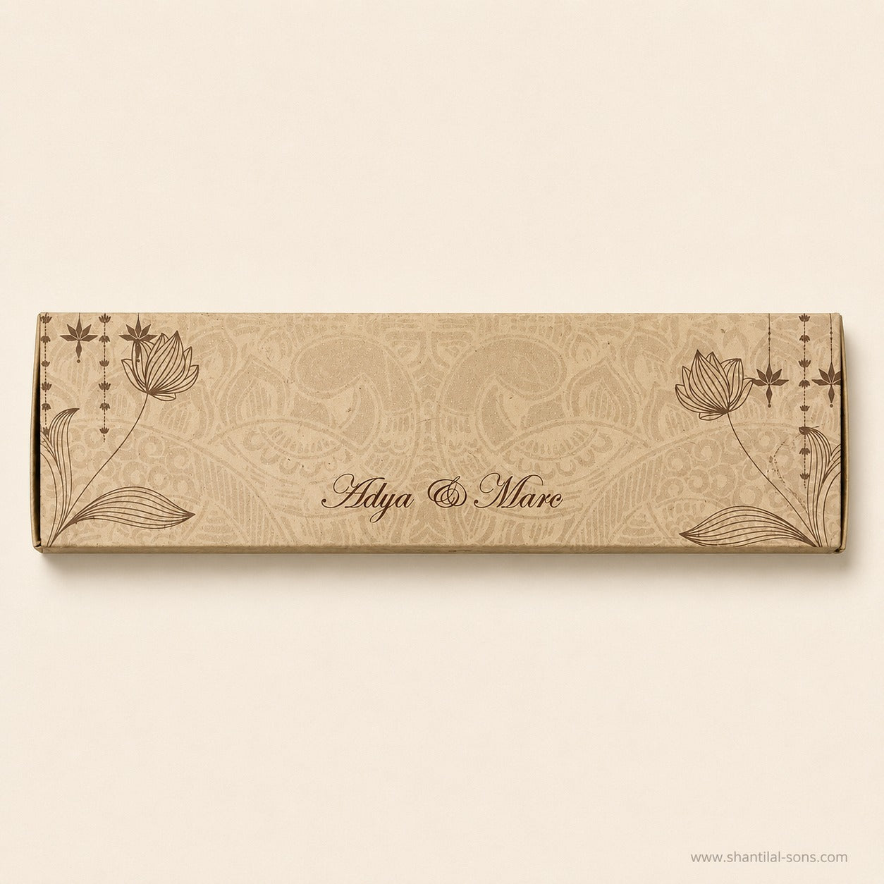 Traditional Scroll Wedding Invitation |SSR-33