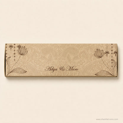Traditional Scroll Wedding Invitation |SSR-33