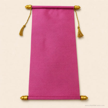 Silk Scroll Wedding Invitation |SSR-36