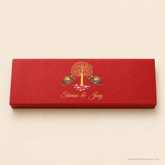 Royal Heritage Scroll Wedding Invitation |SSR-41