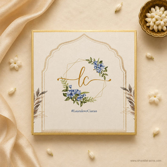 Pastel Floral Wedding Invitation Box |SS-3524