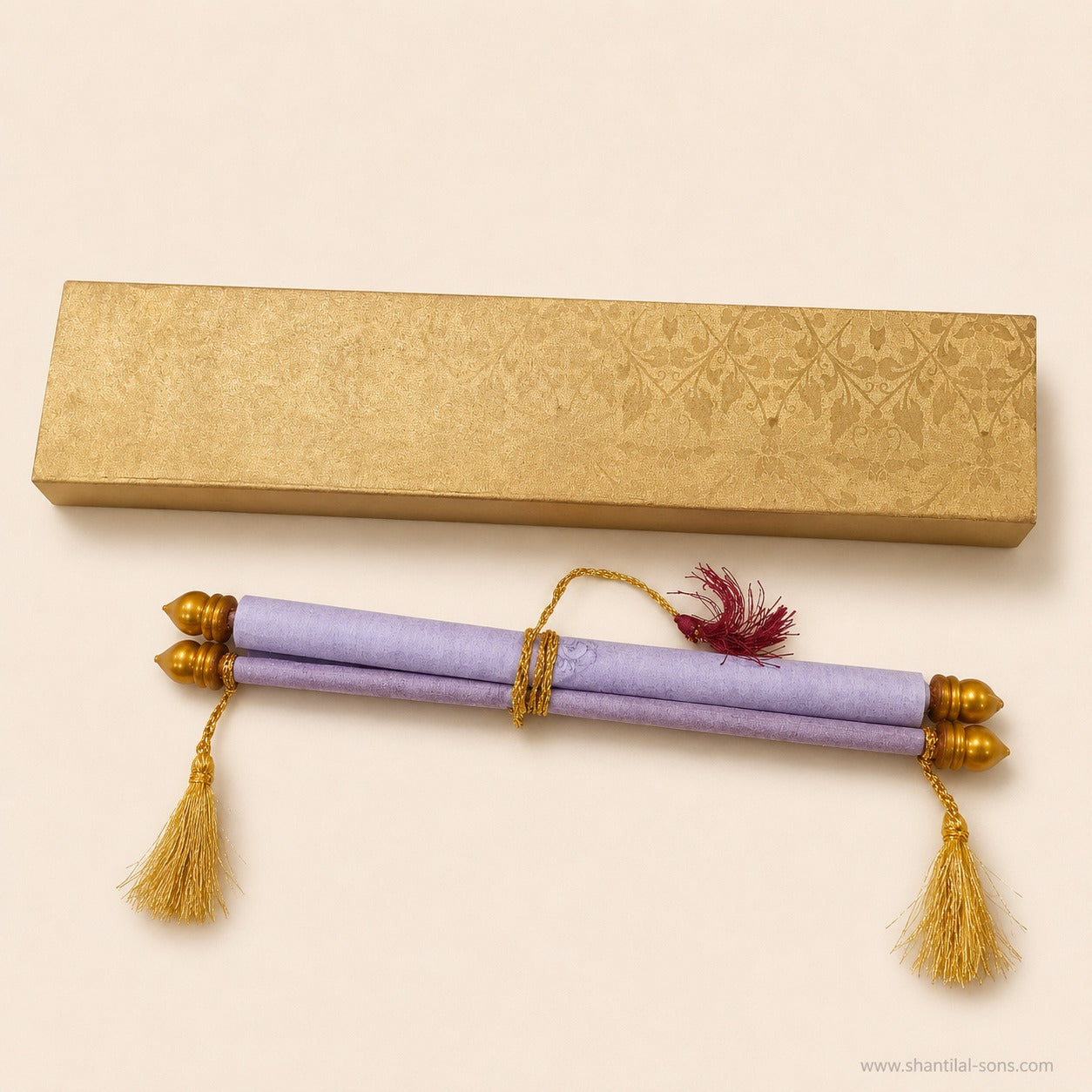 Destination Scroll Wedding Invitation |SSR-38
