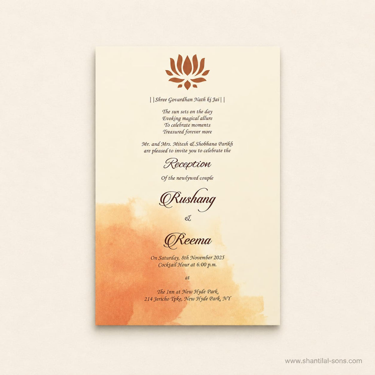 Designer Cards with Splash of Colours | SS - 9006