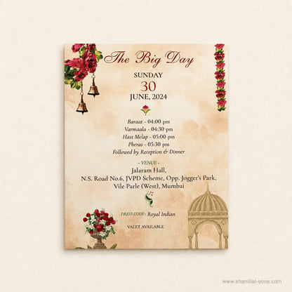 Harmonious Fusion: Designer Pastel Card | SS - 8017