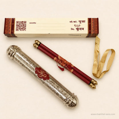 Elegant Traditional Scroll Invitation |SSR-46