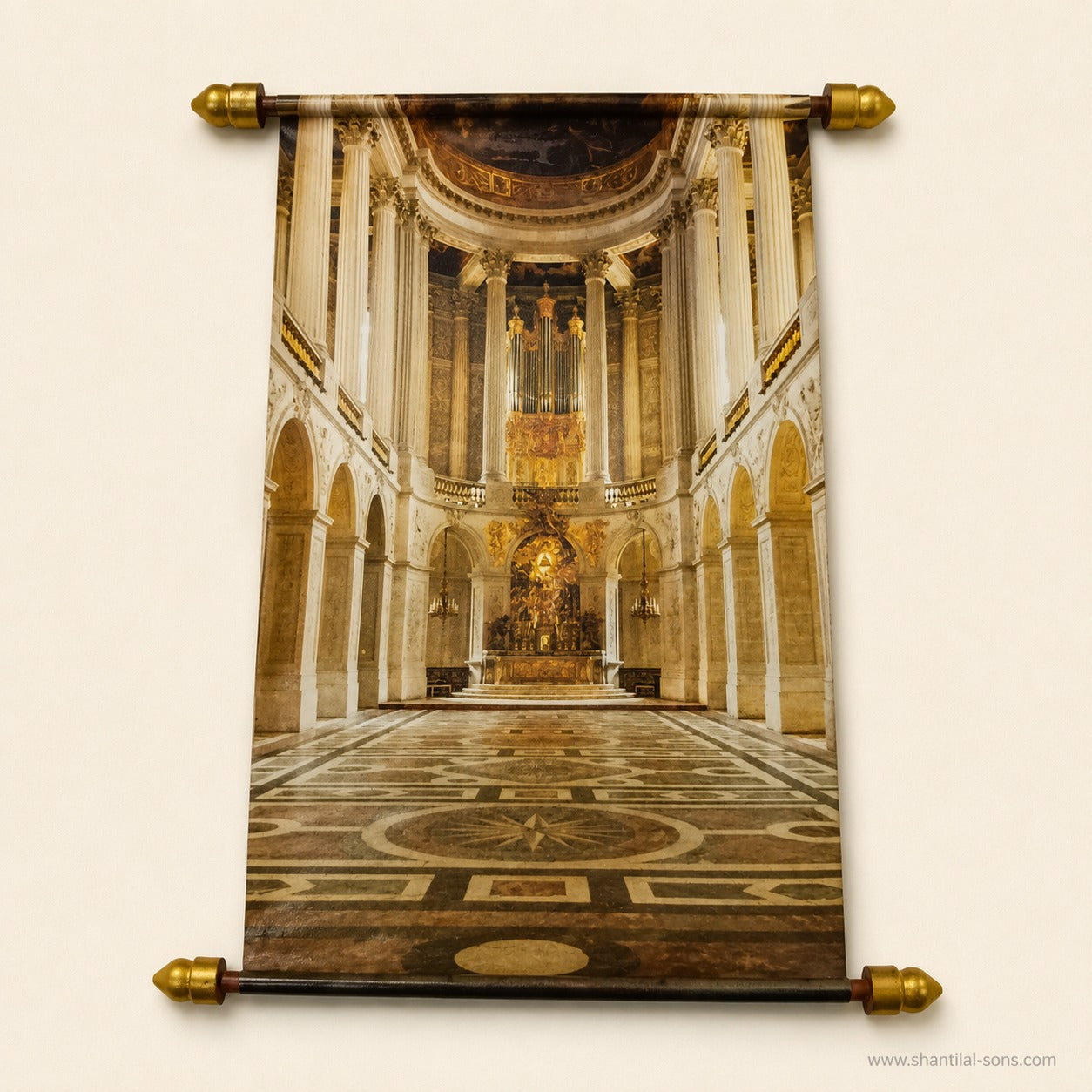Heritage Scroll Wedding Invitation |SSR-32
