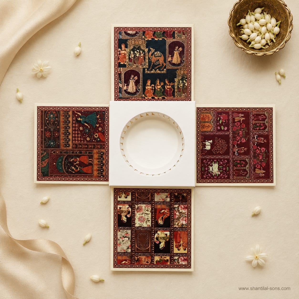 Heritage Box Wedding Invitation |SS-3523