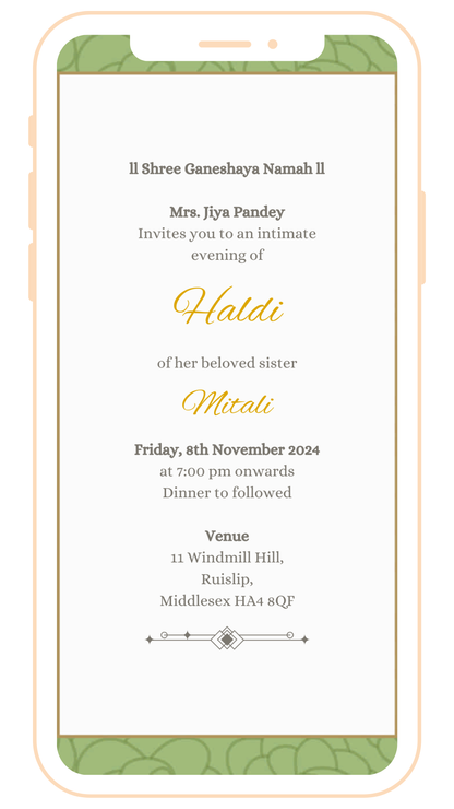 Classy Digital Einvite | E-120