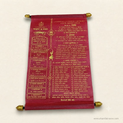Elegant Scroll Invitation | SSR- 57