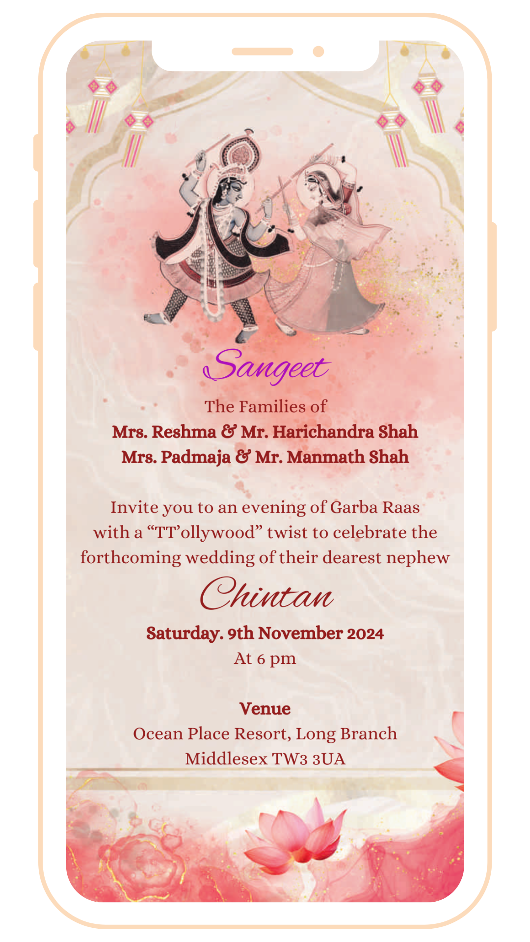 Traditional Digital Einvite | E-108