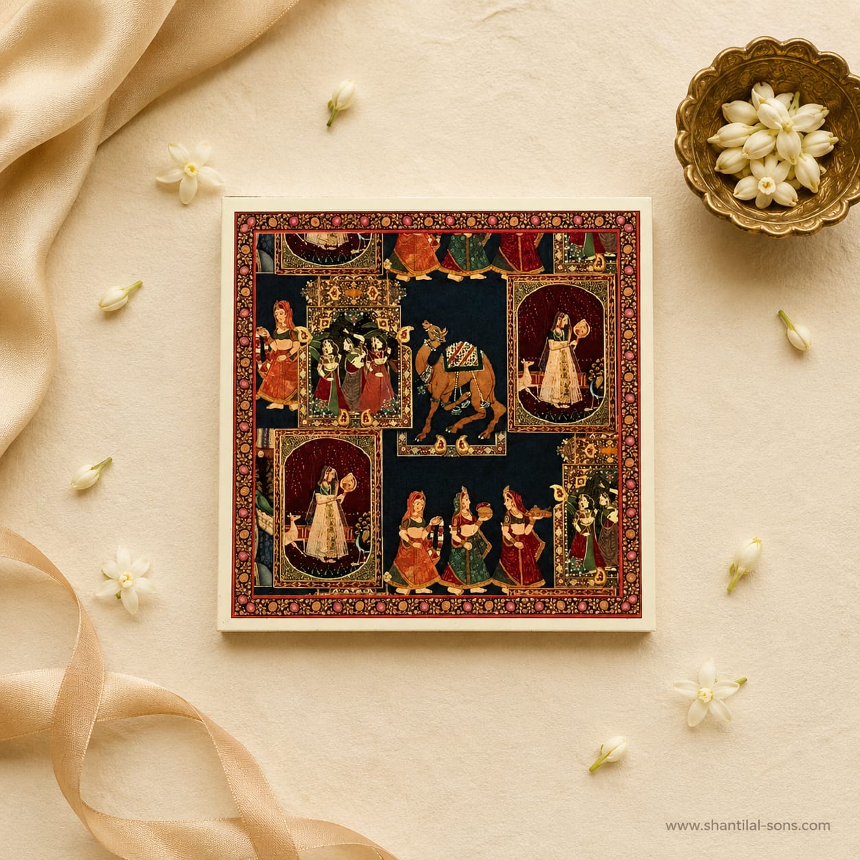 Heritage Box Wedding Invitation |SS-3523