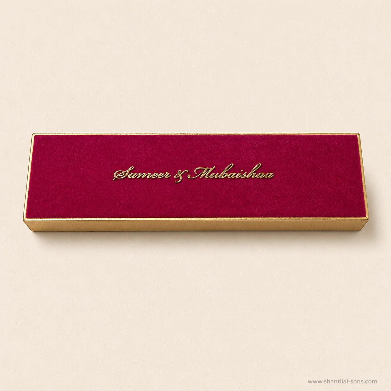 Silk Scroll Wedding Invitation |SSR-36