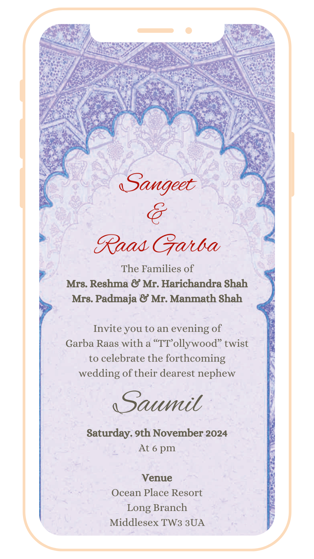 Designer Pastel Ecard | E-128