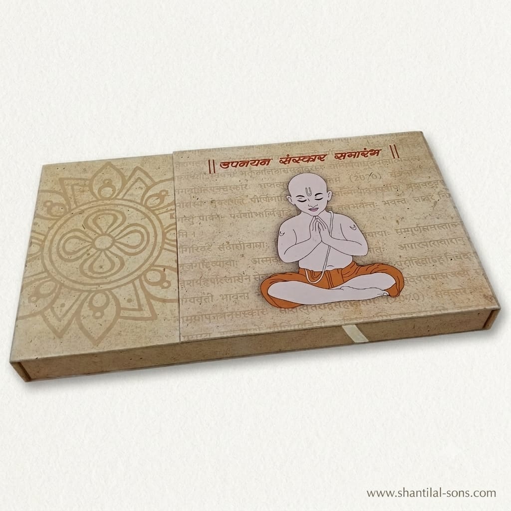 Traditional Scroll Wedding Invitation | SS-3505