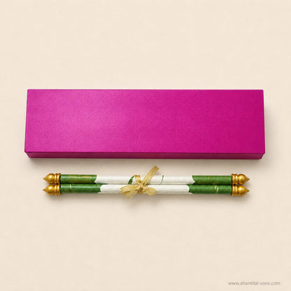 Lotus Scroll Wedding Invitation |SSR-39