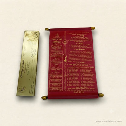 Elegant Scroll Invitation | SSR- 57