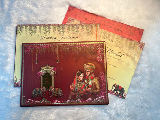 Traditional Wedding Card | SS - 501