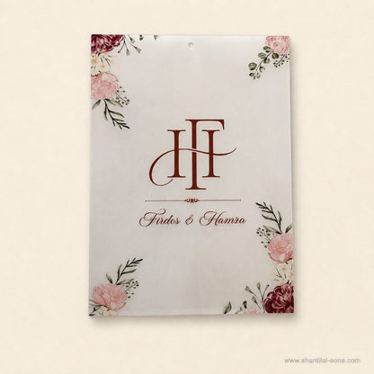 Classy Floral Wedding Invitation | SS - 2039